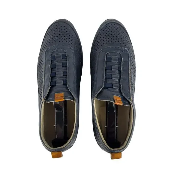 Pikolinos Liverpool Men’s Size 41 (US‎ 8) Navy Blue Leather Slip-On Sneakers - Picture 8 of 11